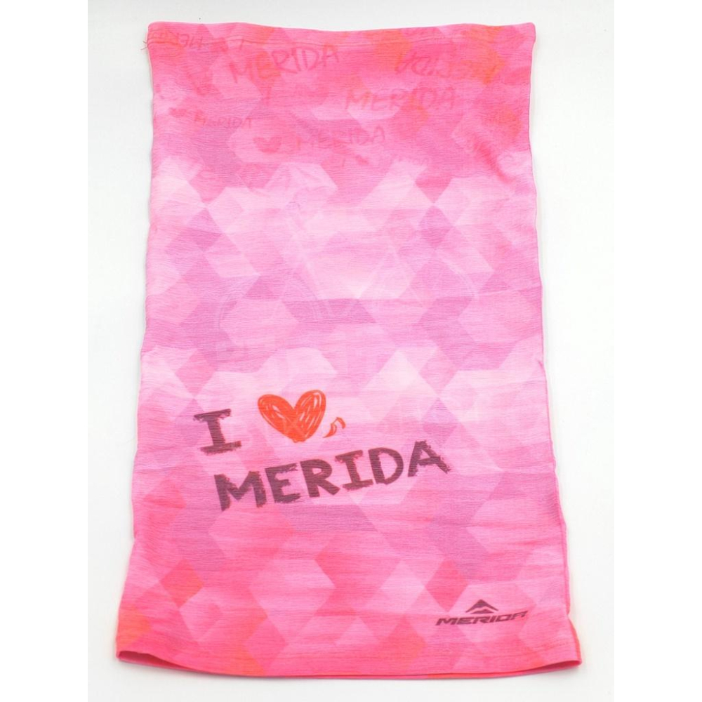 【單車元素】MERIDA 美利達 頭巾 涼感 防曬 Extreme Cool 三倍涼感面料 UPF 50+ 愛心桃-細節圖3