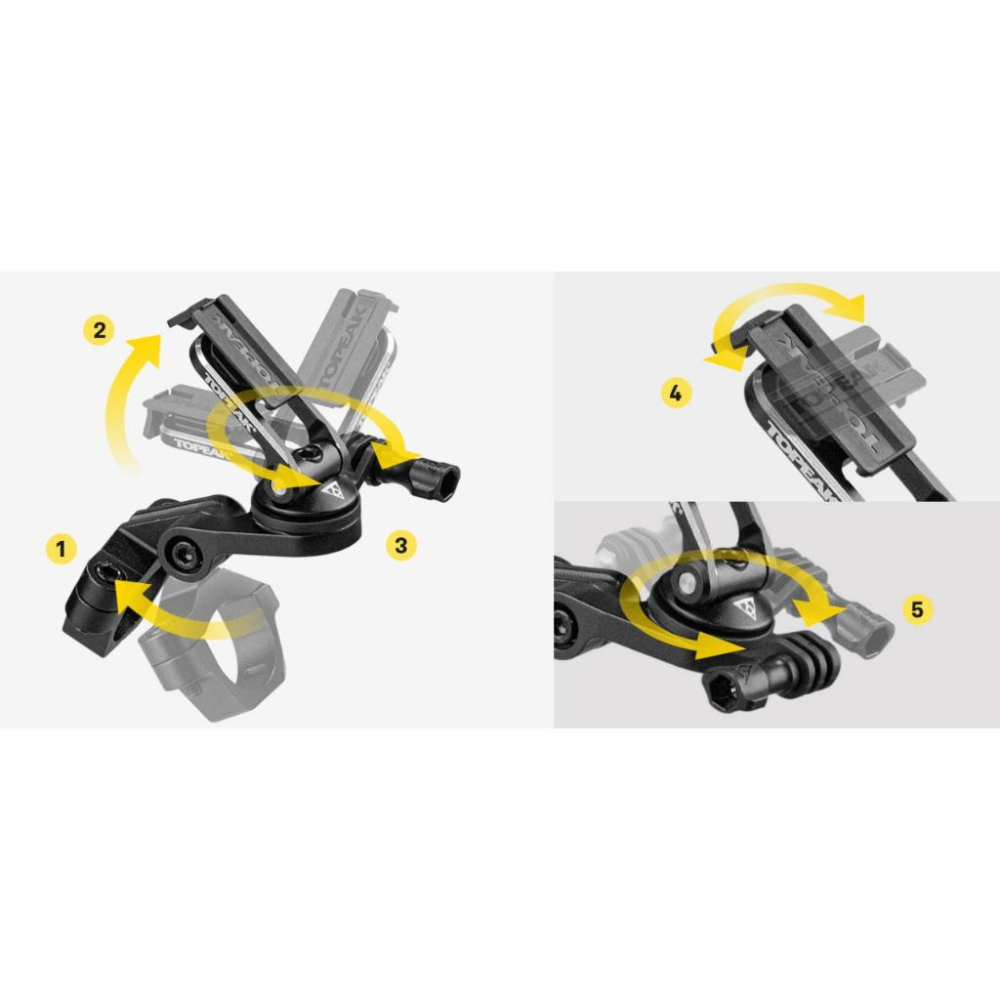 【單車元素】TOPEAK 機車手機支架 MOTORCYCLE RIDECASE® MOUNT HB/RM-細節圖4