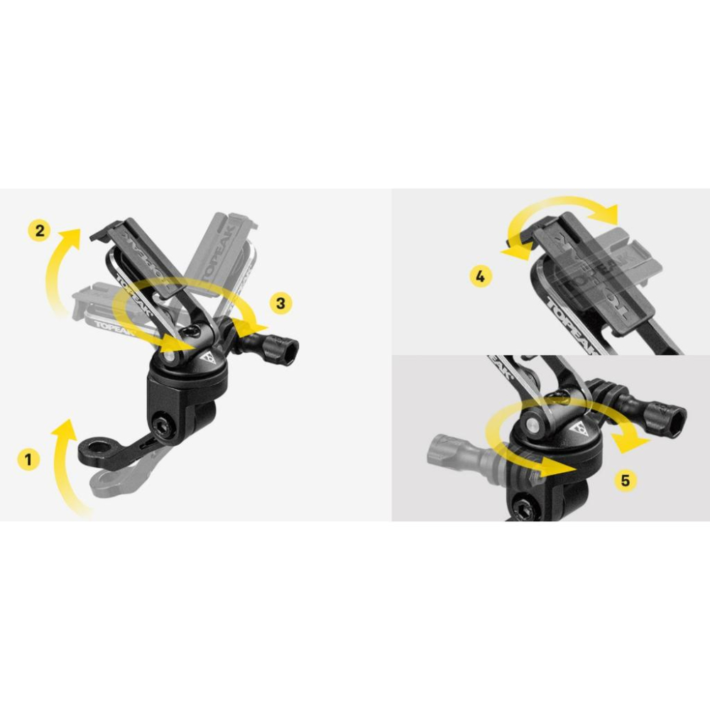 【單車元素】TOPEAK 機車手機支架 MOTORCYCLE RIDECASE® MOUNT HB/RM-細節圖6