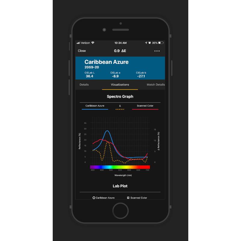 Spectro 1 – 高性能分光光度計  CMF 工具  隨身色差儀 color muse 採色寶可參考-細節圖6