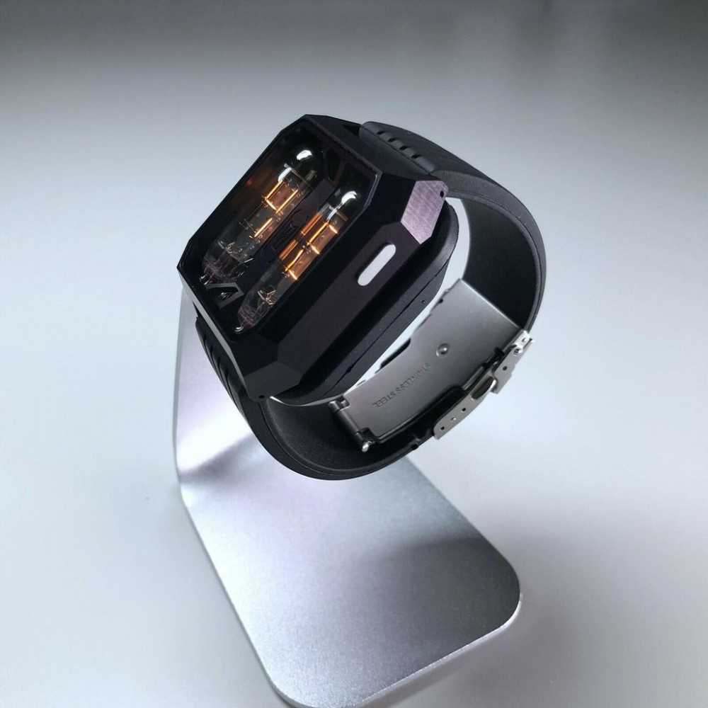 Firebird Nixie Tubes 真空管手錶 鋁合金錶殼 藍寶石鏡面 防水-細節圖7