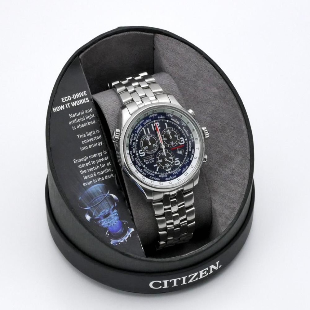 [現貨]Citizen Eco-Drive 光動能AT0361-57L 競速極限 光動能腕世界時區CWT父親節 情人節-細節圖4