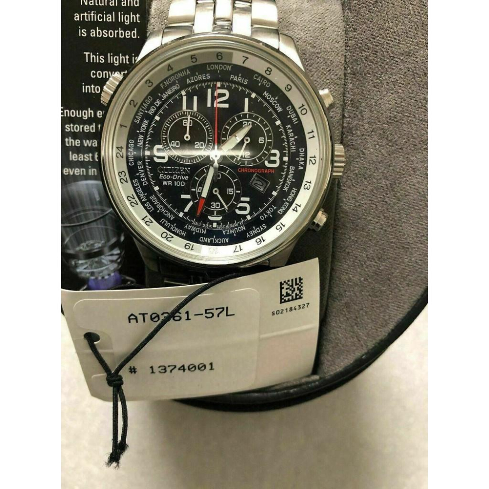 [現貨]Citizen Eco-Drive 光動能AT0361-57L 競速極限 光動能腕世界時區CWT父親節 情人節-細節圖6