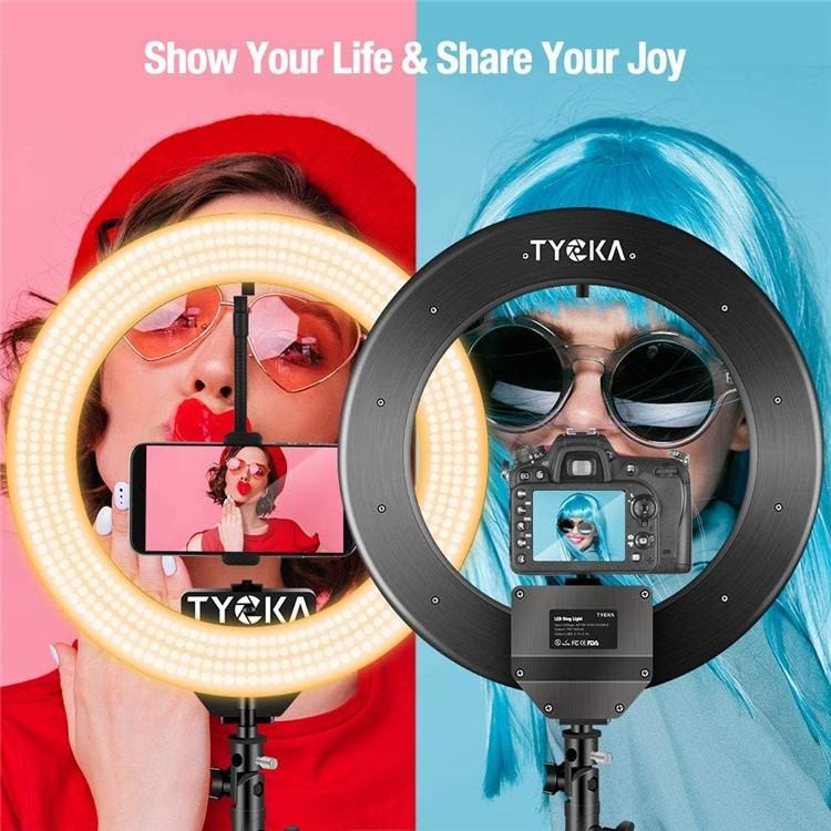 (現貨免運)18吋遙控型環形LED補光燈 TYCKA網美網拍專用（附燈架 遙控器 專用收納手提袋）-細節圖3