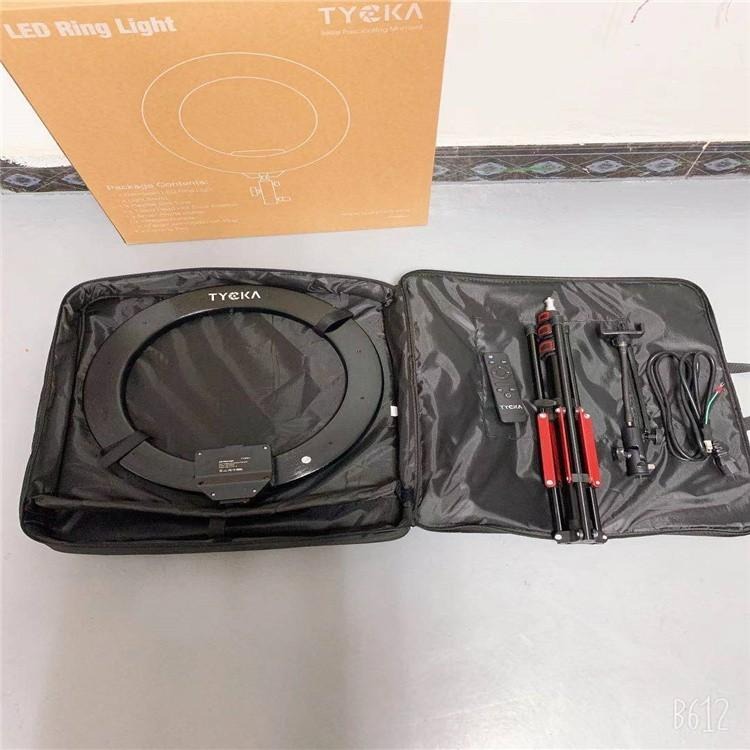 (現貨免運)18吋遙控型環形LED補光燈 TYCKA網美網拍專用（附燈架 遙控器 專用收納手提袋）-細節圖7