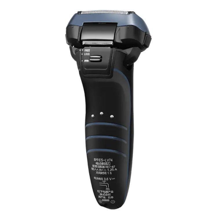 (現貨)Panasonic 電動刮鬍刀往復式五刀頭ES-LV74 國際電壓全機可水洗IPX7 自動清洗功能充電座 日本製-細節圖3