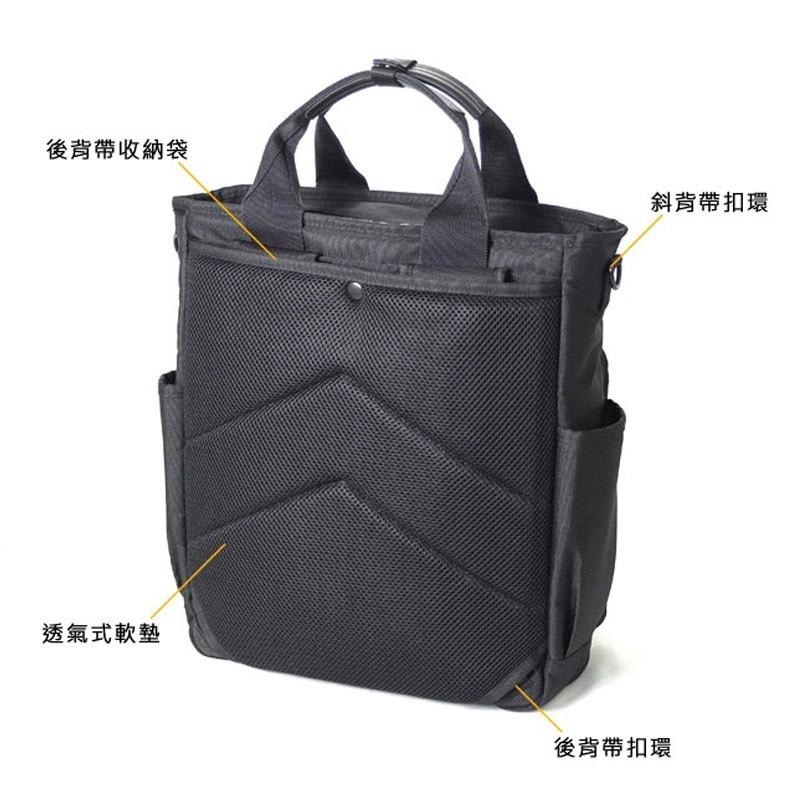 【Paul Heim】日本品牌 3WAY電腦後背包 CORDURA材質16個口袋 托特包 雙肩包 斜背包-細節圖5