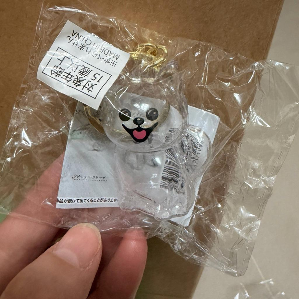 「12/11現貨」 Rianbow愛犬透明吊飾扭蛋共三款-細節圖4