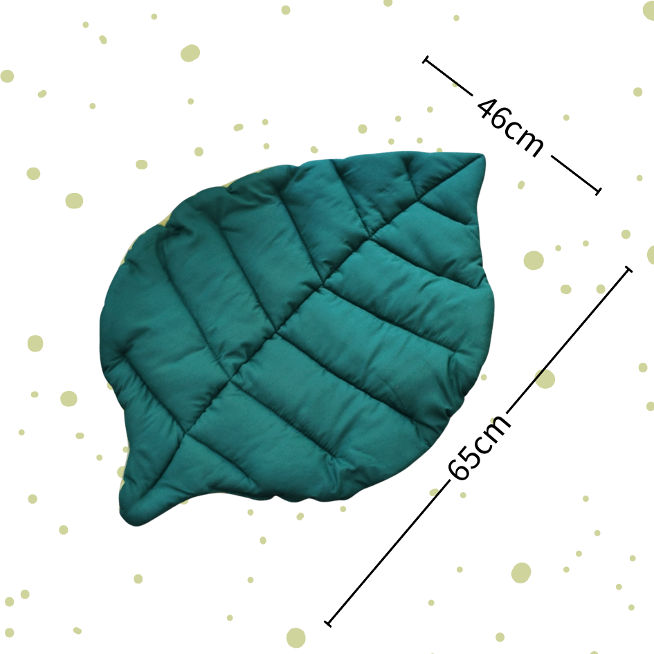 森林系療癒葉子睡墊｜可折疊收納 四季適用 貓床 寵物地墊 睡床-細節圖10