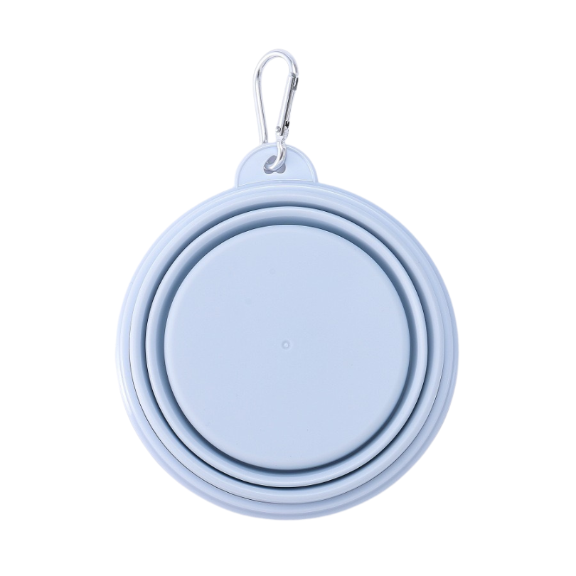 【輕量隨行】寵物矽膠折疊碗｜外出喝水/餵食兩用 登山散步便攜碗 附掛勾 狗狗貓咪適用 抗摺耐用 寵物外出用品-規格圖8