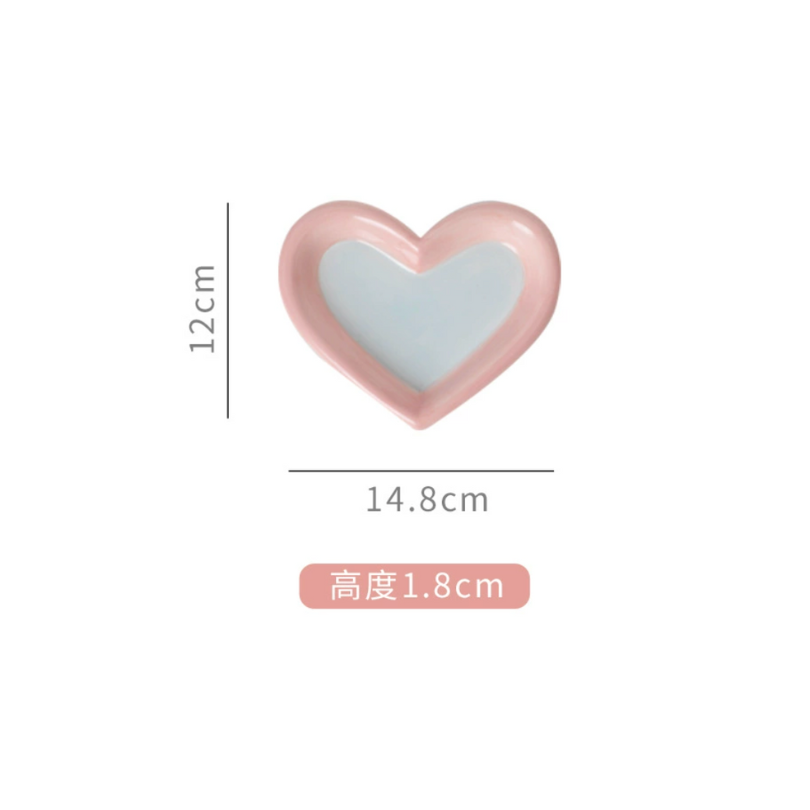 韓系嘟嘟寵物陶瓷盤｜不沾鬍鬚 寬口淺盤 貓咪點心盤 罐頭盤 陶瓷餐具-規格圖8