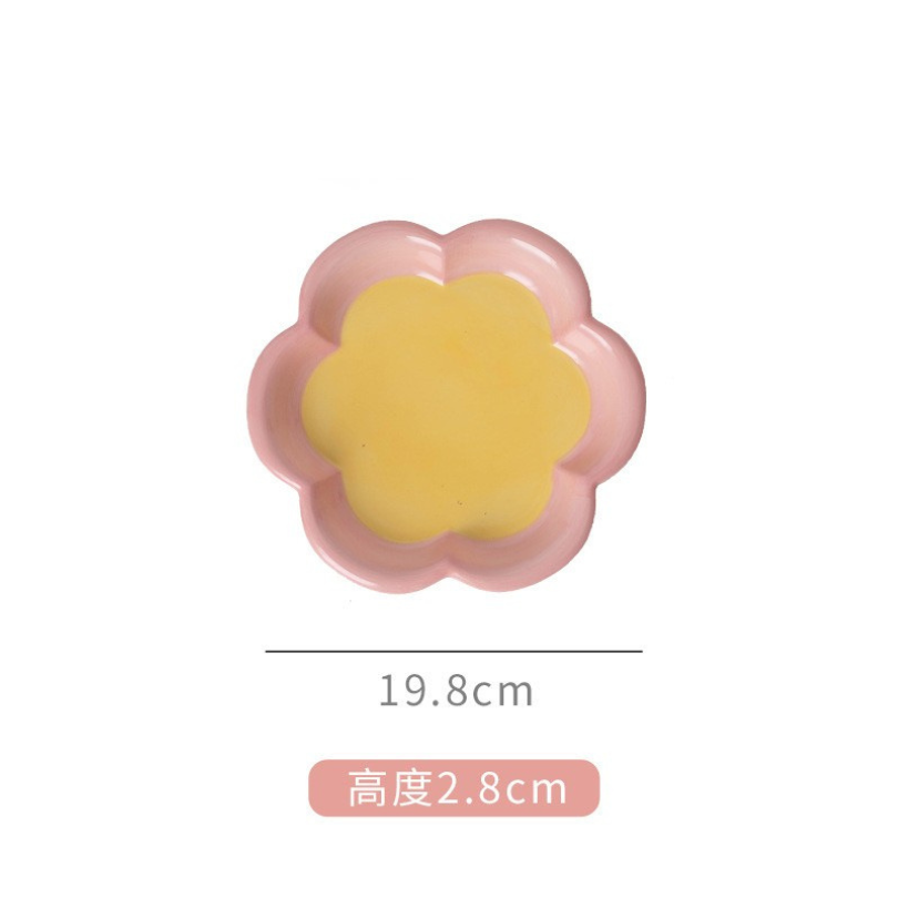 黃粉花朵（大）