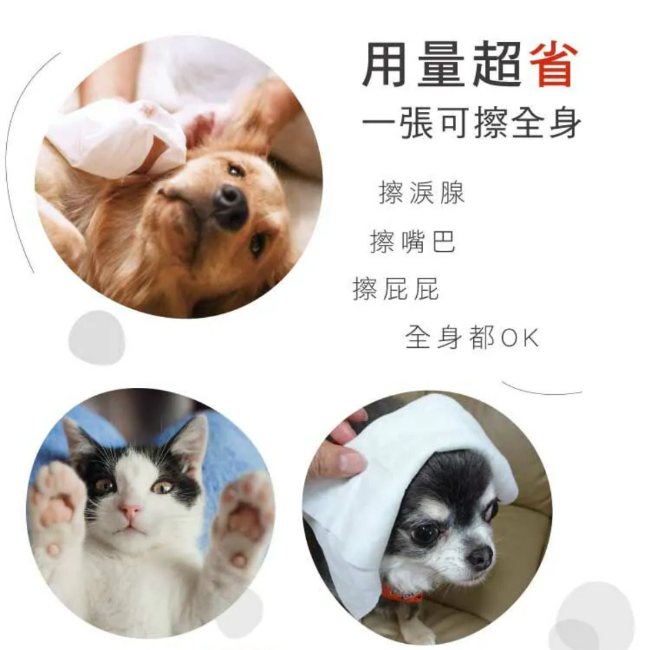 寵物清潔超值試用組（家庭包＋隨身包＋擦澡手套）驅蚊防蚤 濕紙巾 bonbonpet 淚痕清潔-細節圖9