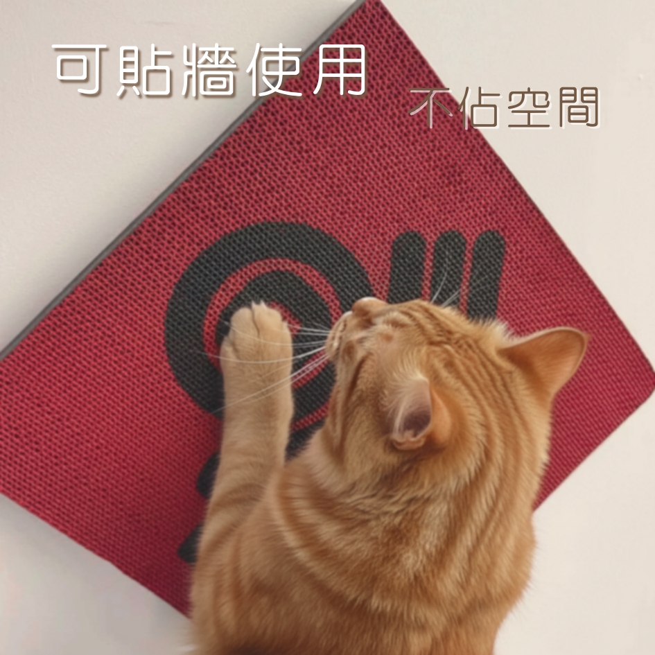 【招財福氣】新春創意貓抓板 耐磨不掉屑｜可貼牆貼門 貓抓墊 磨爪器 牆貼貓玩具 貓咪最愛 (福字/春節)-細節圖4