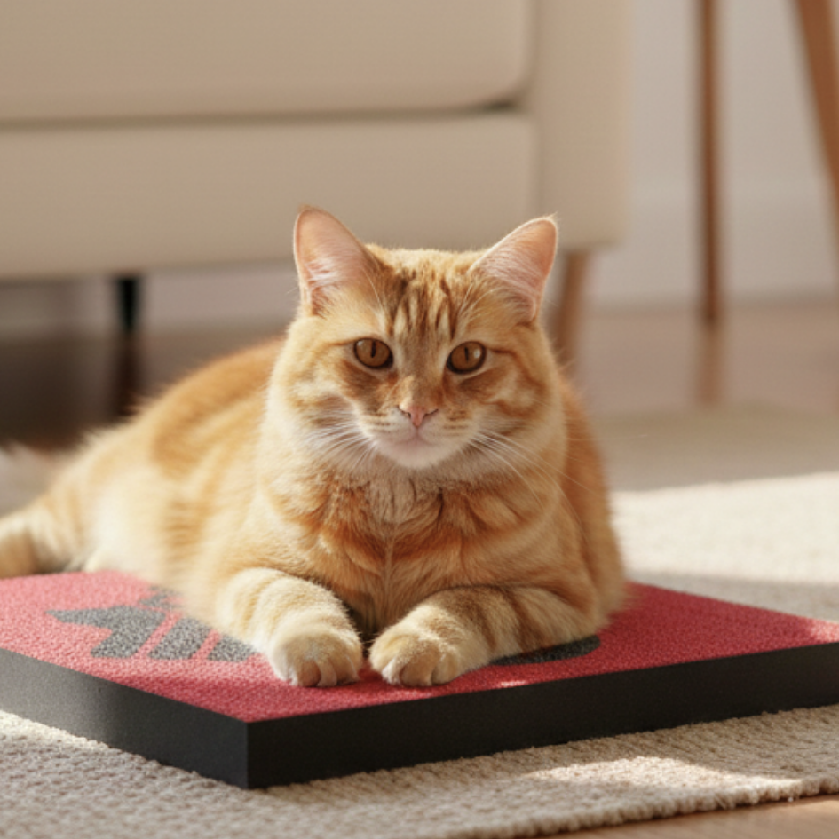 【招財福氣】新春創意貓抓板 耐磨不掉屑｜可貼牆貼門 貓抓墊 磨爪器 牆貼貓玩具 貓咪最愛 (福字/春節)-細節圖8