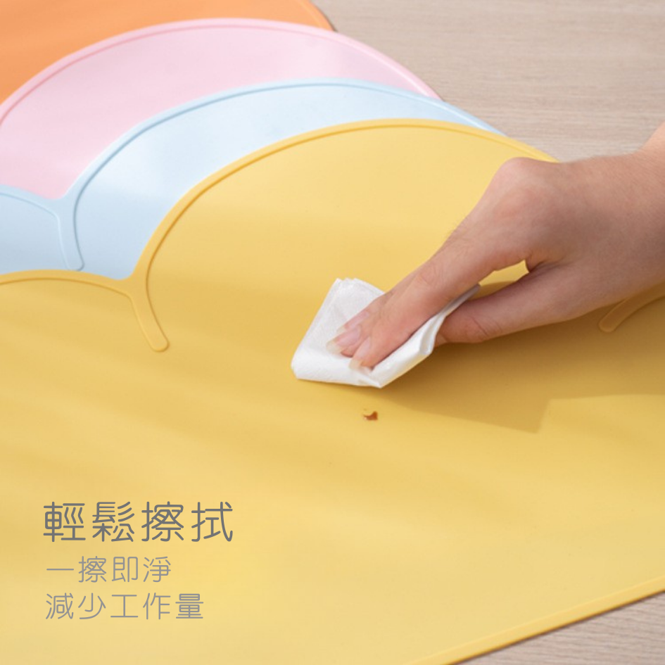 雲朵造型食品級矽膠防滑餐墊-細節圖6