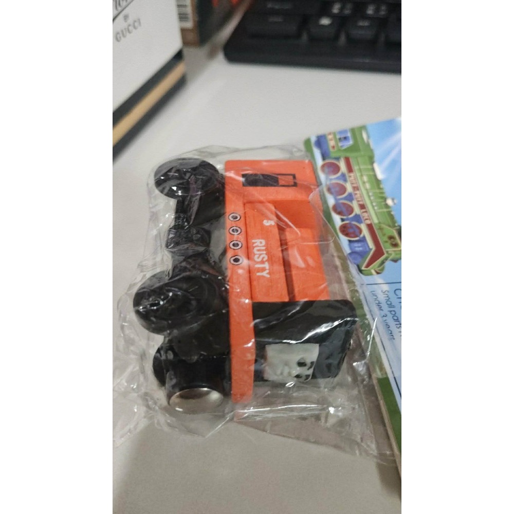兩台木製火車玩具-細節圖2