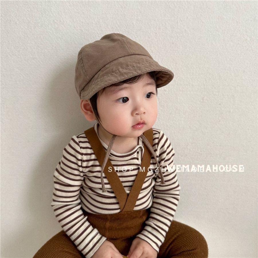 [台灣現貨] 兒童棒球帽 兒童鴨舌帽 兒童帽子 米色 軟檐鴨舌帽 軟檐棒球帽 寶寶棒球帽 寶寶鴨舌帽 棒球帽 鴨舌帽-細節圖4