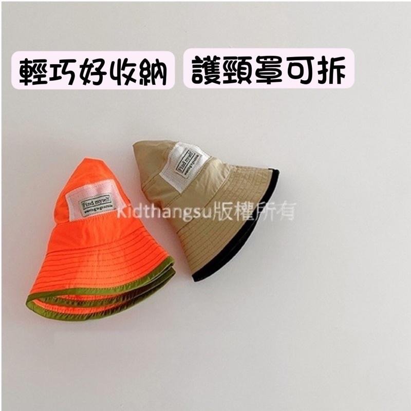 [台灣現貨免擱等] 兒童漁夫帽 兒童帽子 兒童遮脖帽 卡其 恐龍 遮脖漁夫帽 防風繩漁夫帽 兒童遮陽帽 兒童露營帽-細節圖5