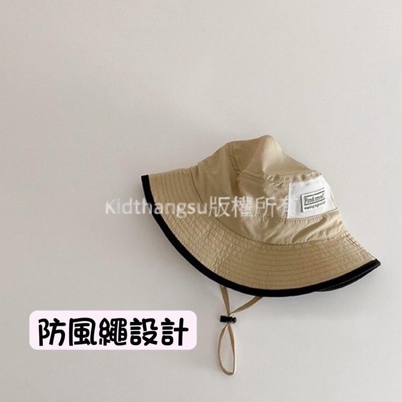 [台灣現貨免擱等] 兒童漁夫帽 兒童帽子 兒童遮脖帽 卡其 恐龍 遮脖漁夫帽 防風繩漁夫帽 兒童遮陽帽 兒童露營帽-細節圖7