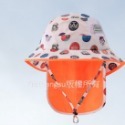 [台灣現貨免擱等] 兒童漁夫帽 兒童帽子 兒童遮脖帽 卡其 恐龍 遮脖漁夫帽 防風繩漁夫帽 兒童遮陽帽 兒童露營帽-規格圖8