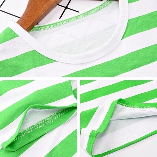 現貨 兒童棉T100%棉 兒童T 兒童棉T 兒童圓領棉T 兒童TSHIRT 兒童白色棉T 短袖 純棉 兒童素T 條紋T-細節圖7