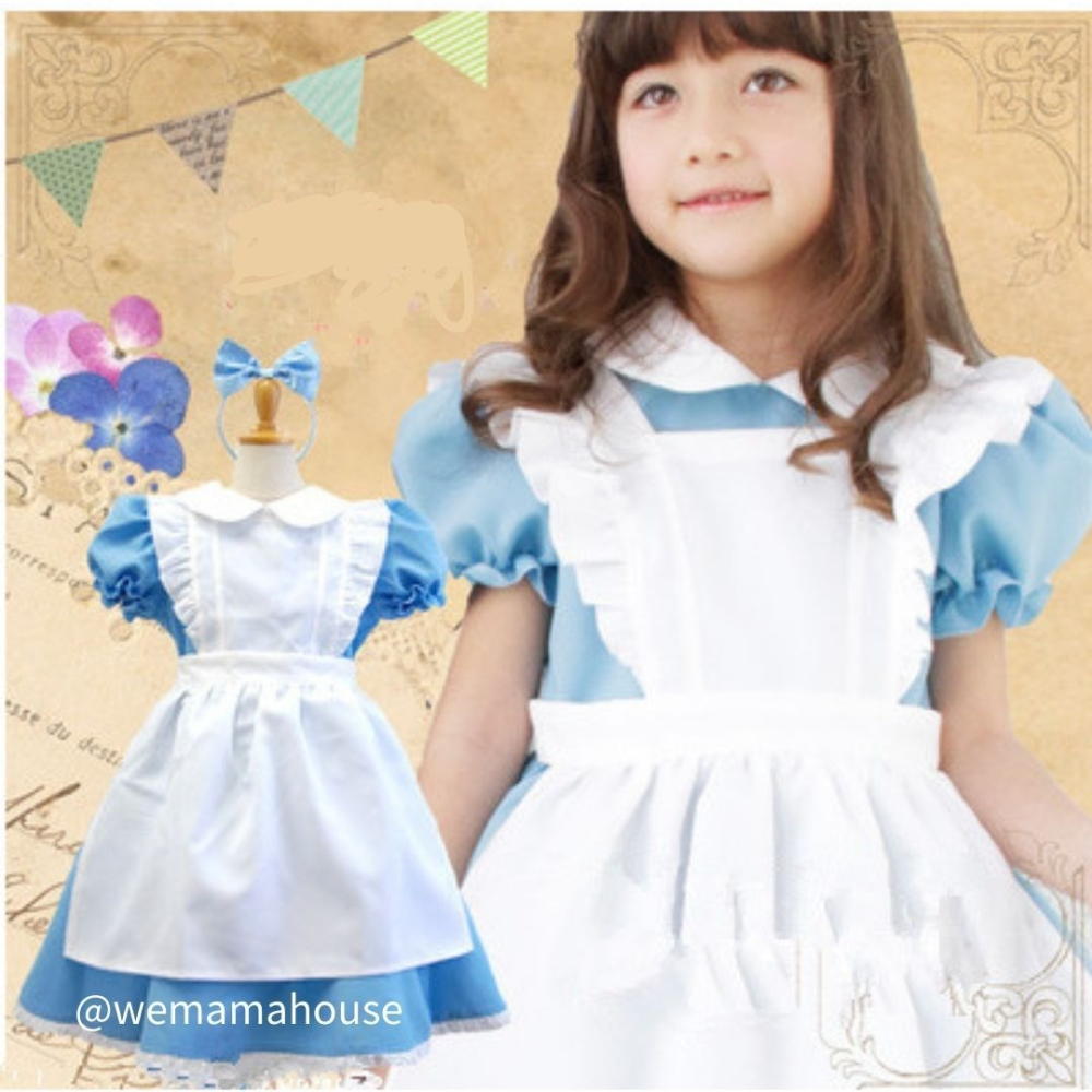 [現貨-帽帽家] 南瓜裝 白雪公主服裝 萬聖節服裝 愛麗絲 巫婆裝 小紅帽 兒童廚師服 萬聖節服飾 披風 萬聖節-細節圖3