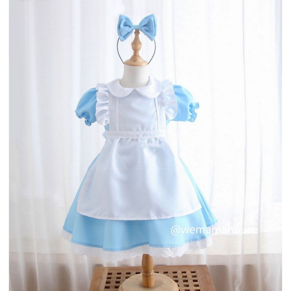 [現貨-帽帽家] 南瓜裝 白雪公主服裝 萬聖節服裝 愛麗絲 巫婆裝 小紅帽 兒童廚師服 萬聖節服飾 披風 萬聖節-規格圖5