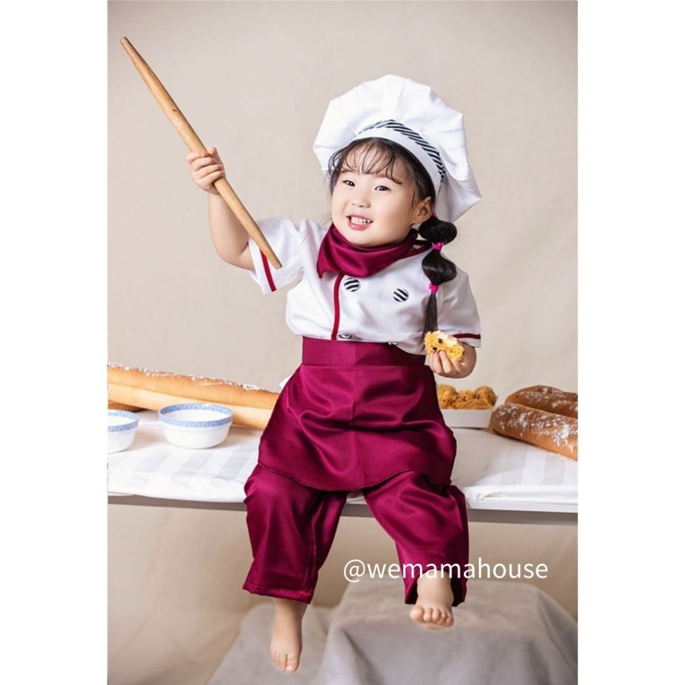 [現貨-帽帽家] 南瓜裝 白雪公主服裝 萬聖節服裝 愛麗絲 巫婆裝 小紅帽 兒童廚師服 萬聖節服飾 披風 萬聖節-規格圖5