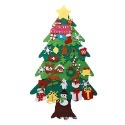 [現貨-帽帽家] 毛氈聖誕樹 聖誕樹 不織布聖誕樹 聖誕花圈 平面聖誕樹 聖誕節 聖誕樹裙 聖誕花環 聖誕桶 3米燈串-規格圖8