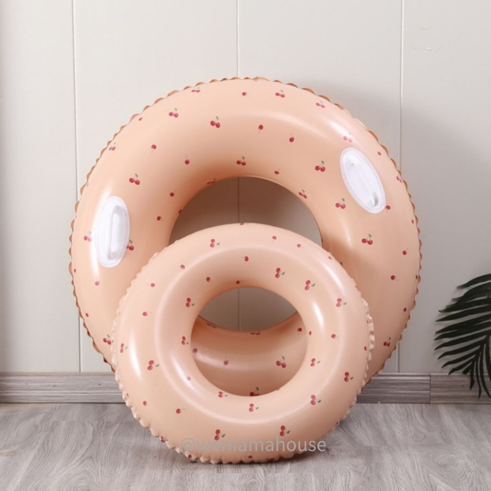 帽帽家👒台灣現貨 兒童泳圈 大人泳圈 泳圈 愛心 恐龍泳圈 韓系泳圈 小孩泳圈 游泳圈 復古泳圈 拚色泳圈 櫻桃泳圈-規格圖11