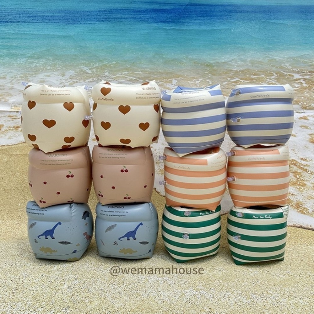 帽帽家👒台灣現貨🚚兒童手臂圈 臂圈 手臂圈 籃紫線條 手臂浮圈 浮力圈 游泳臂圈 小孩臂圈 兒童臂圈 兒童手臂浮力-細節圖3