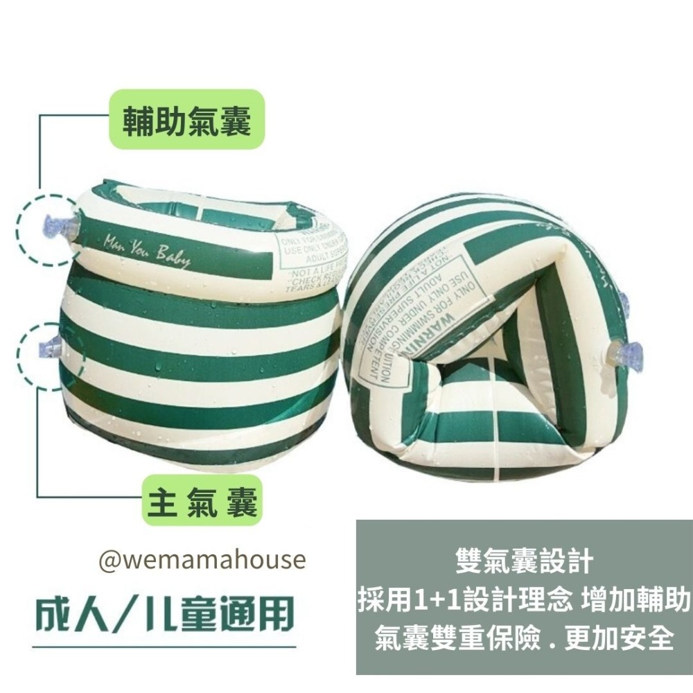 帽帽家👒台灣現貨🚚兒童手臂圈 臂圈 手臂圈 籃紫線條 手臂浮圈 浮力圈 游泳臂圈 小孩臂圈 兒童臂圈 兒童手臂浮力-細節圖6