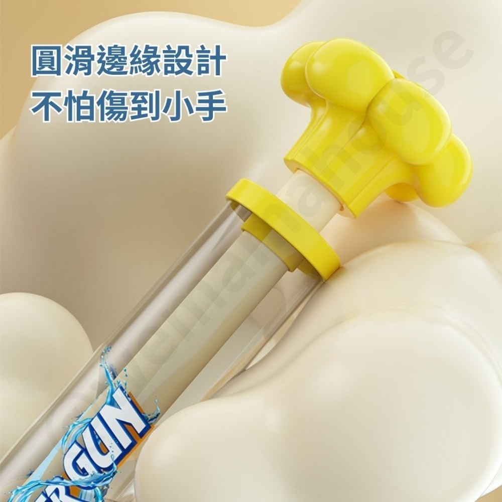 帽帽家🔫台灣現貨🚚 兒童水槍 小孩水槍 水槍 粉色 玩水水槍 抽拉式水槍 玩水玩具 ins風水槍 韓系水槍 抽拉水槍-細節圖4