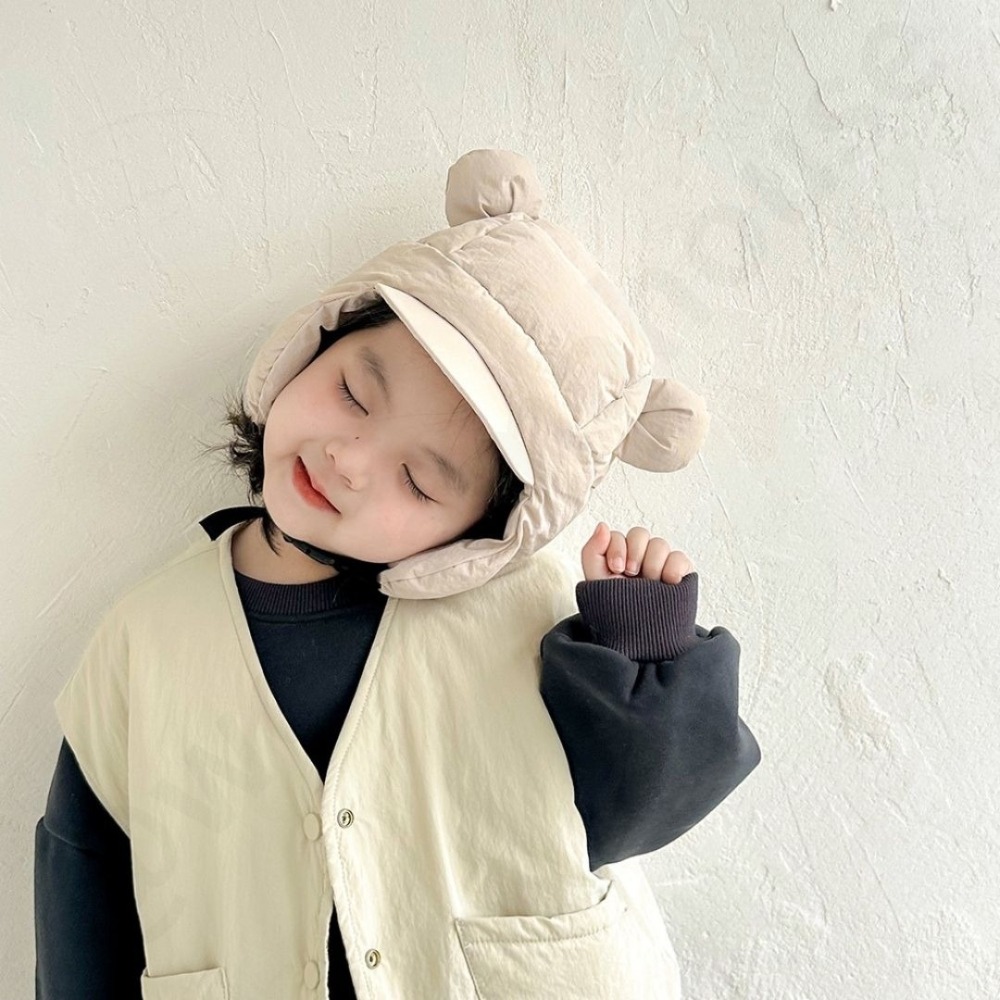 帽帽家👒台灣現貨🚚 兒童飛行帽 小孩飛行帽 兒童護耳帽 飛行帽 小孩護耳帽 兒童保暖帽 兒童雷鋒帽 寶寶護耳帽-細節圖4