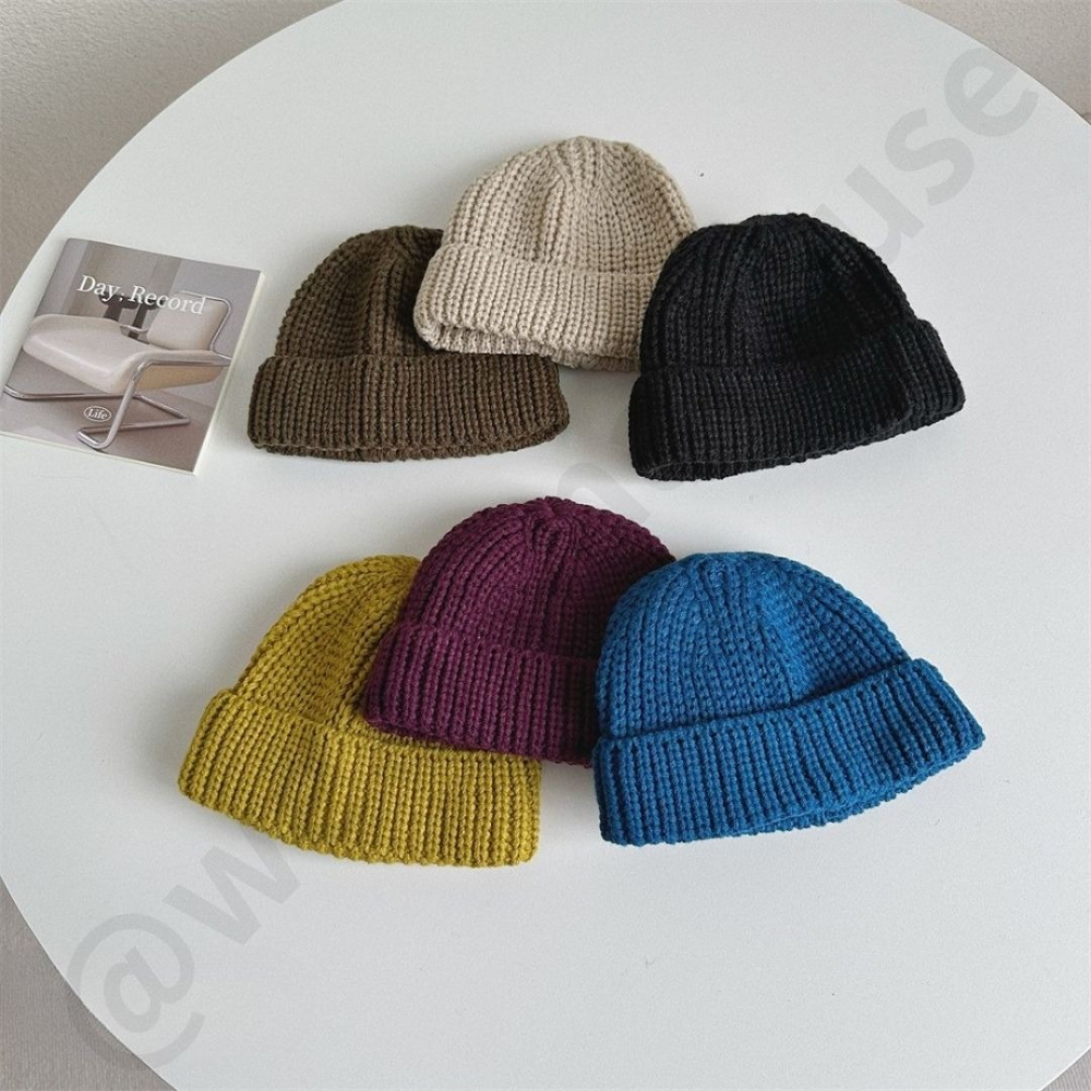 帽帽家👒台灣現貨🚚 兒童瓜皮帽 兒童水兵帽 兒童帽子 黃色 兒童毛帽 水兵帽 瓜皮帽 兒童帽子 兒童地主帽-細節圖5