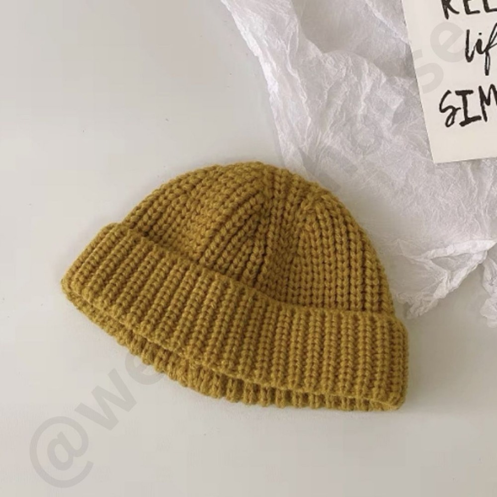 帽帽家👒台灣現貨🚚 兒童瓜皮帽 兒童水兵帽 兒童帽子 黃色 兒童毛帽 水兵帽 瓜皮帽 兒童帽子 兒童地主帽-規格圖9