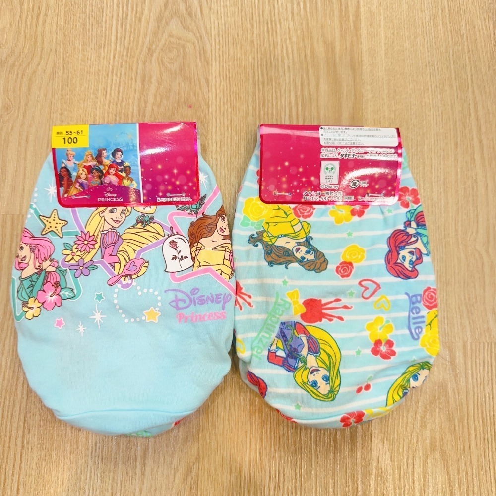 ⛱現貨(90-110cm)⛱女童 多款 公主 盒裝 兩入組 純棉 柔軟 三角褲 內褲 麵包褲-規格圖1