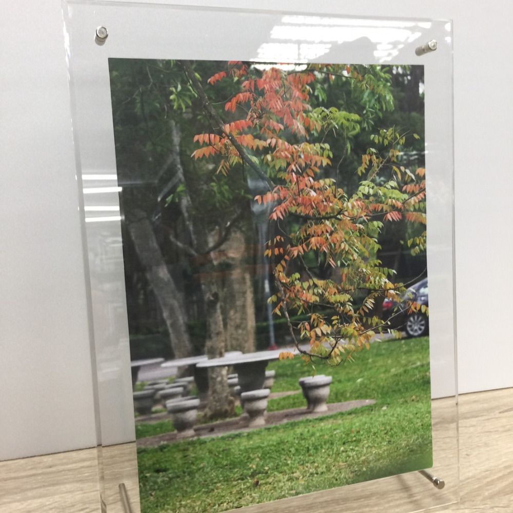 藝城美術►A4 透明壓克力相框 桌上型 掛牆面 A4獎狀框 裱框 A4證書框 表框 展示框 相框 A4壓克力框 A4框-細節圖2