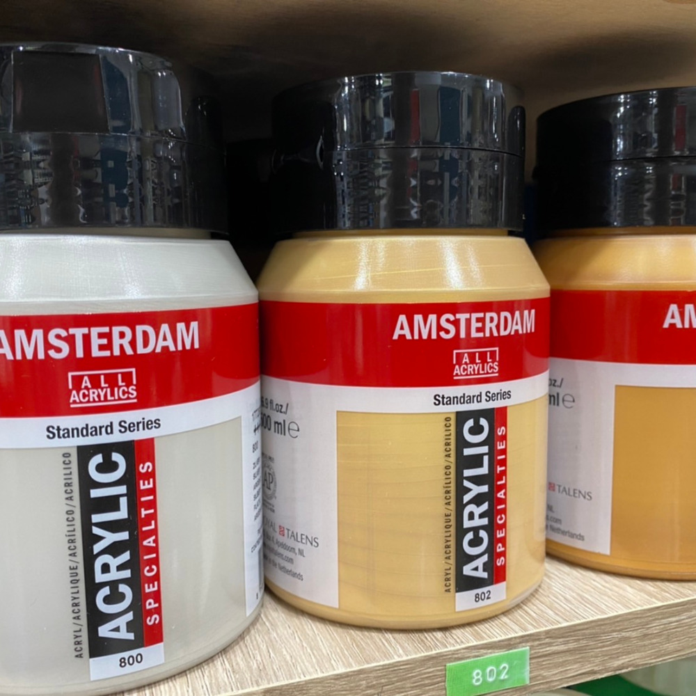 藝城美術~ 荷蘭 AMSTERDAM 阿姆斯特丹 壓克力顏料 500ml 特殊色 單罐賣場 📢 超取最多7罐-細節圖2