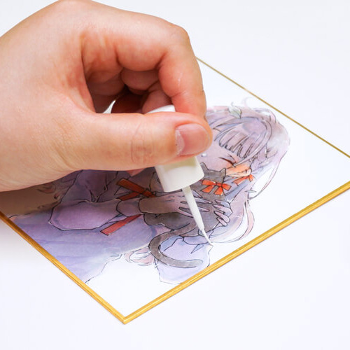 藝城美術-日本Copic OPAQUE WHITE 遮覆液 修正用不透明白色水性顏料-6ml 爆亮白（附筆刷）-細節圖2
