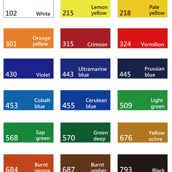 藝城美術~西班牙 BONFIL 水彩顏料 12色 /18色 12ml 盒裝-細節圖8