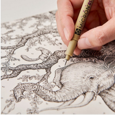 藝城美術~日本 SAKURA 黑 櫻花 PIGMA MICRON 筆格邁代針筆 櫻花代用針筆 (單支販售) 代針筆 黑色-細節圖5