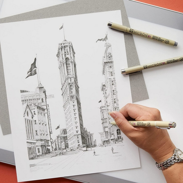 藝城美術~日本 SAKURA 黑 櫻花 PIGMA MICRON 筆格邁代針筆 櫻花代用針筆 (單支販售) 代針筆 黑色-細節圖6