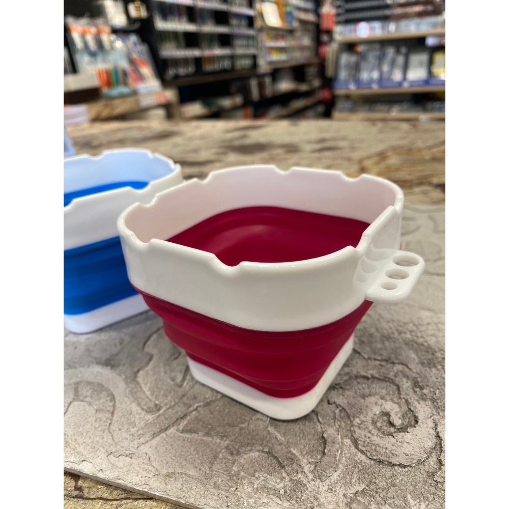 藝城美術~ AP 普思 多功能伸縮方形小洗筆桶 水彩 寫生  隨機出貨 E0161-細節圖3