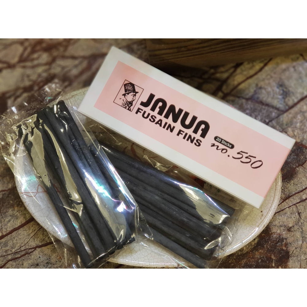 藝城美術~ JANUA 老人牌 素描 木炭筆 炭筆 20入新包裝 /3入/寫生用 16入 鐵盒-細節圖6