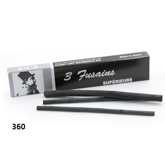 藝城美術~ JANUA 老人牌 素描 木炭筆 炭筆 20入新包裝 /3入/寫生用 16入 鐵盒-細節圖10