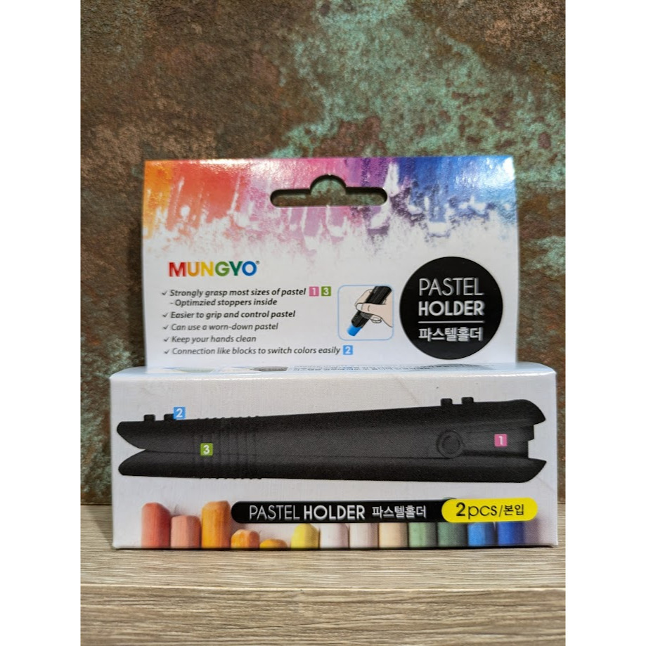藝城美術~韓國 MUNGYO 粉彩 粉筆 蠟筆  粉彩夾 粉筆夾 蠟筆夾 2入 新包裝🖍️-細節圖7
