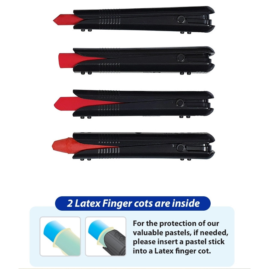 藝城美術~韓國 MUNGYO 粉彩 粉筆 蠟筆  粉彩夾 粉筆夾 蠟筆夾 2入 新包裝🖍️-細節圖9