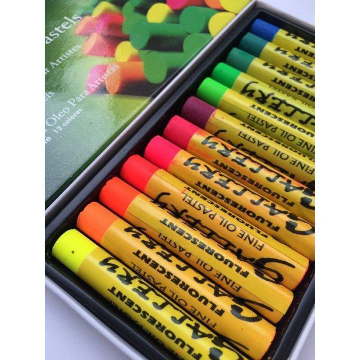 藝城美術~韓國MUNGYO gallery Artists  Oil Pastels  油性粉蠟筆 金屬/螢光12色-細節圖7